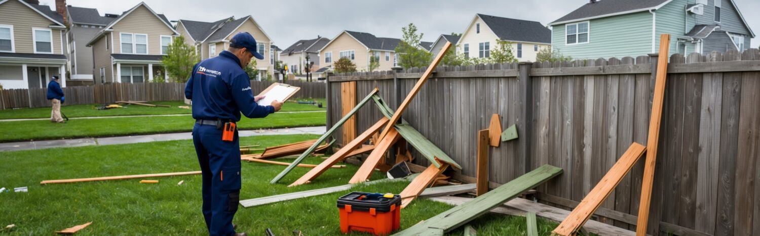 What to Do After a Storm Damages Your Fence