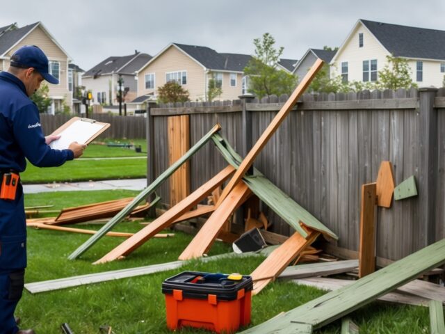 What to Do After a Storm Damages Your Fence