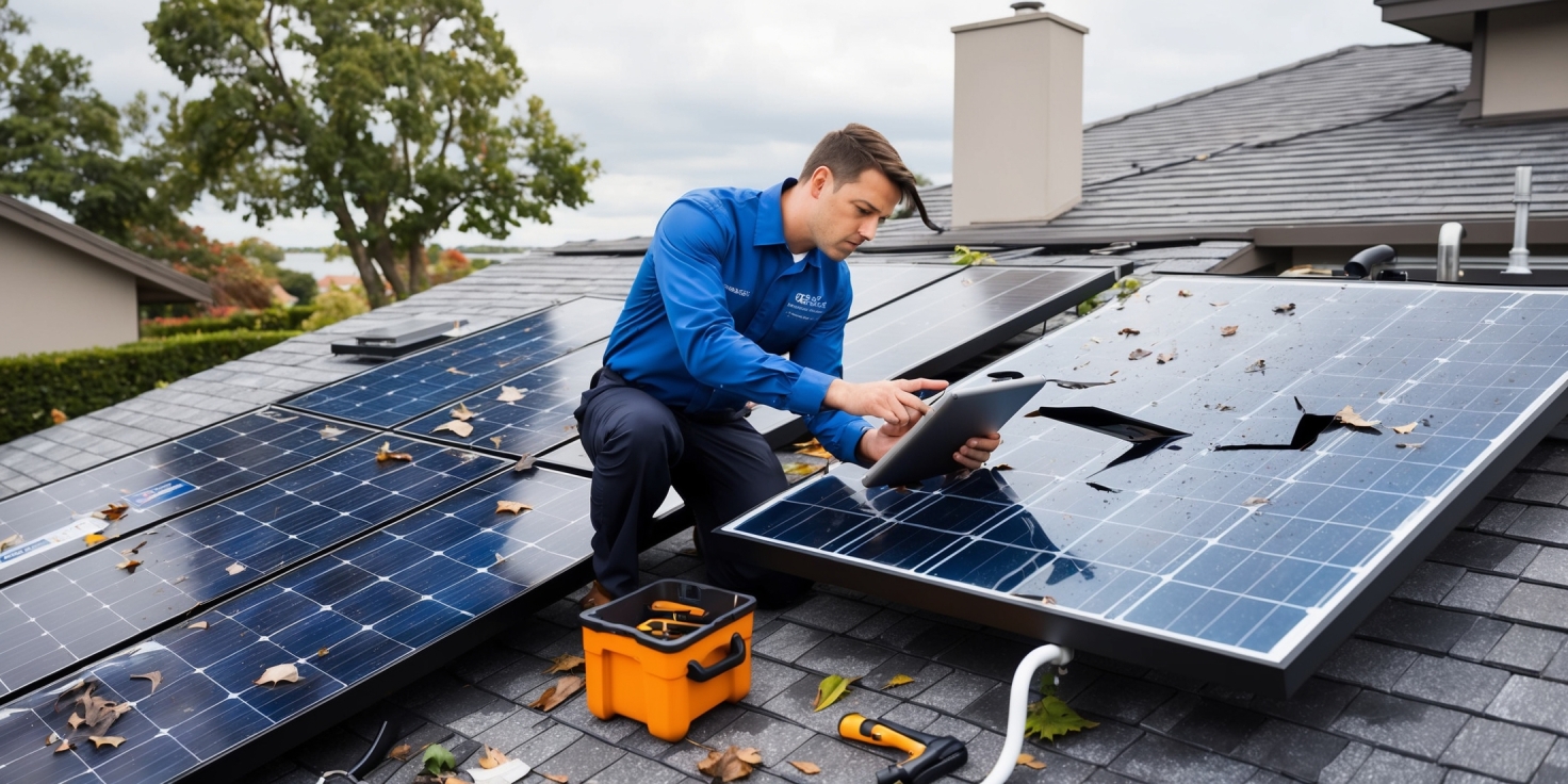 Filing a Claim for Wind Damage to Rooftop Solar Panels