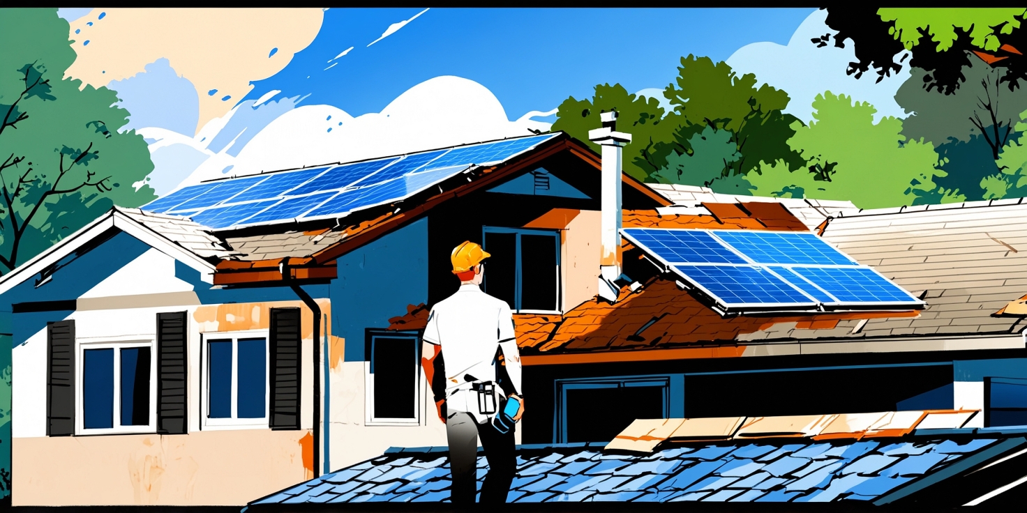 Filing a Claim for Storm-Damaged Solar Panels