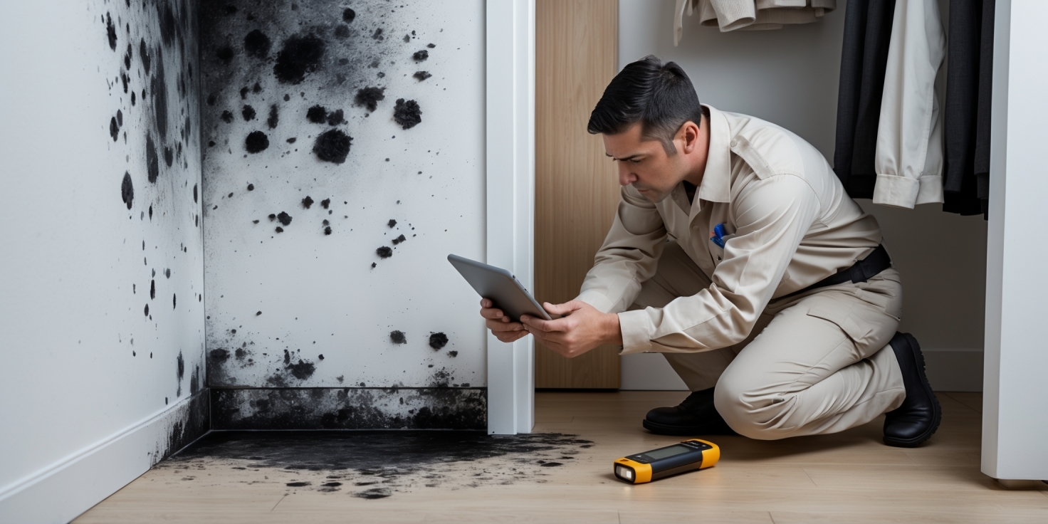 How to Document Mold in Closet Corners