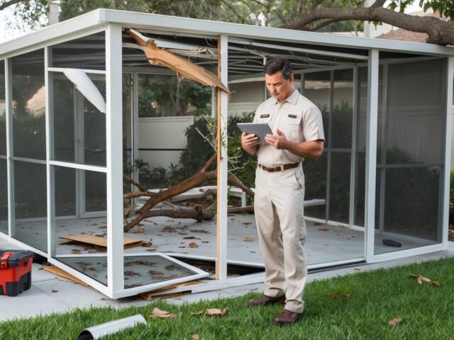What to Do After a Tree Damages Your Screen Room