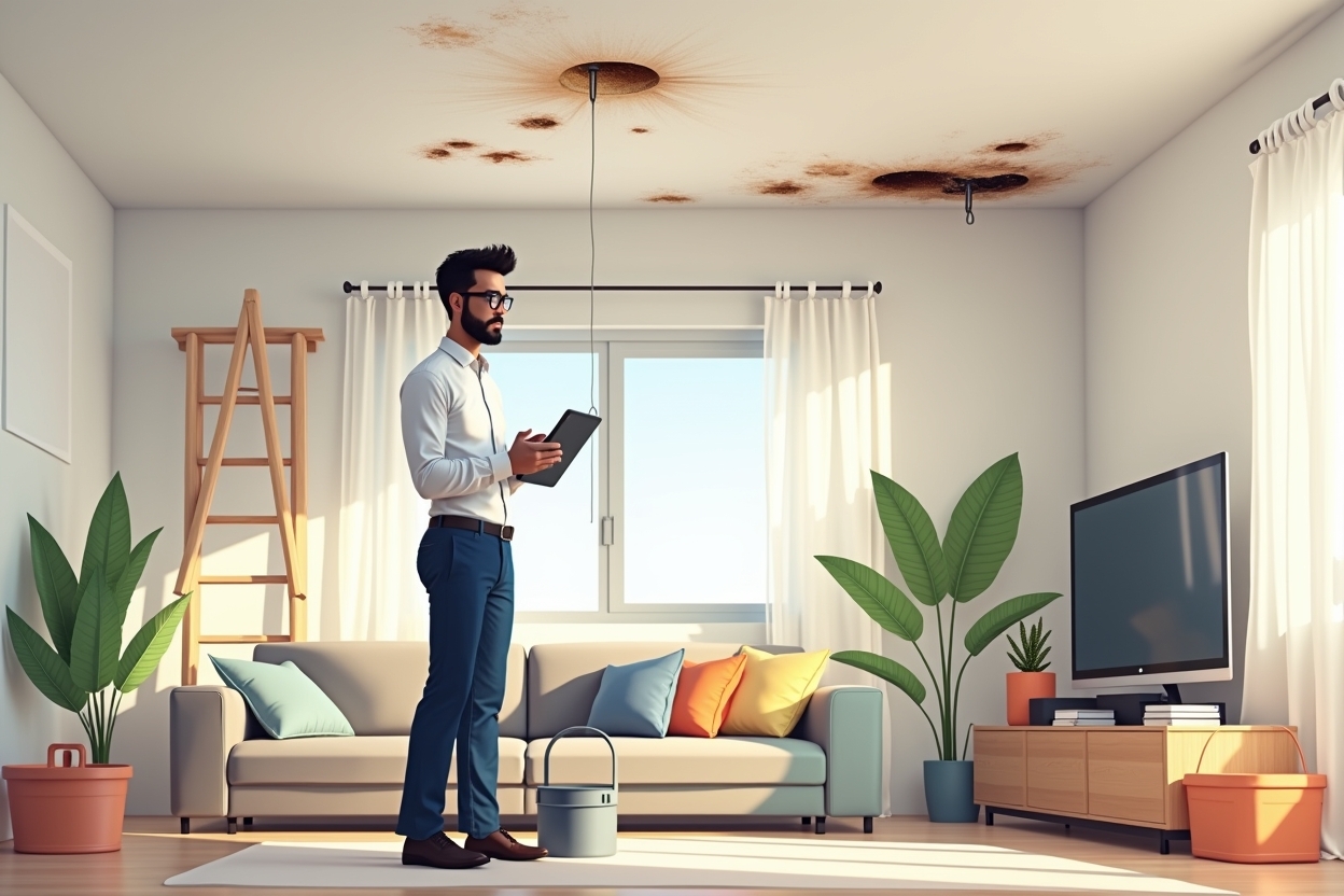 Filing a Claim for Water Damage from Roof Overflow