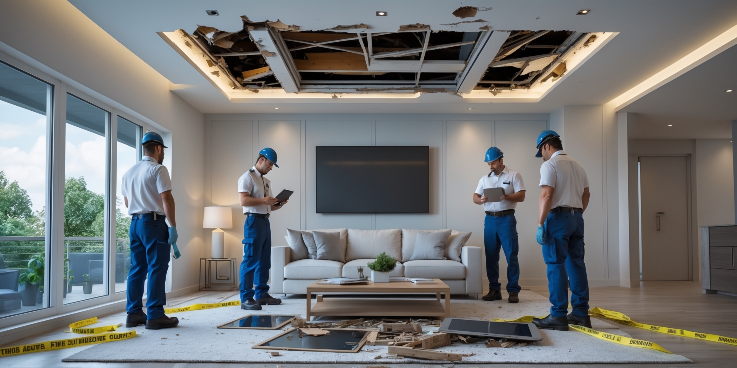 What to Do After a Sudden Ceiling Collapse